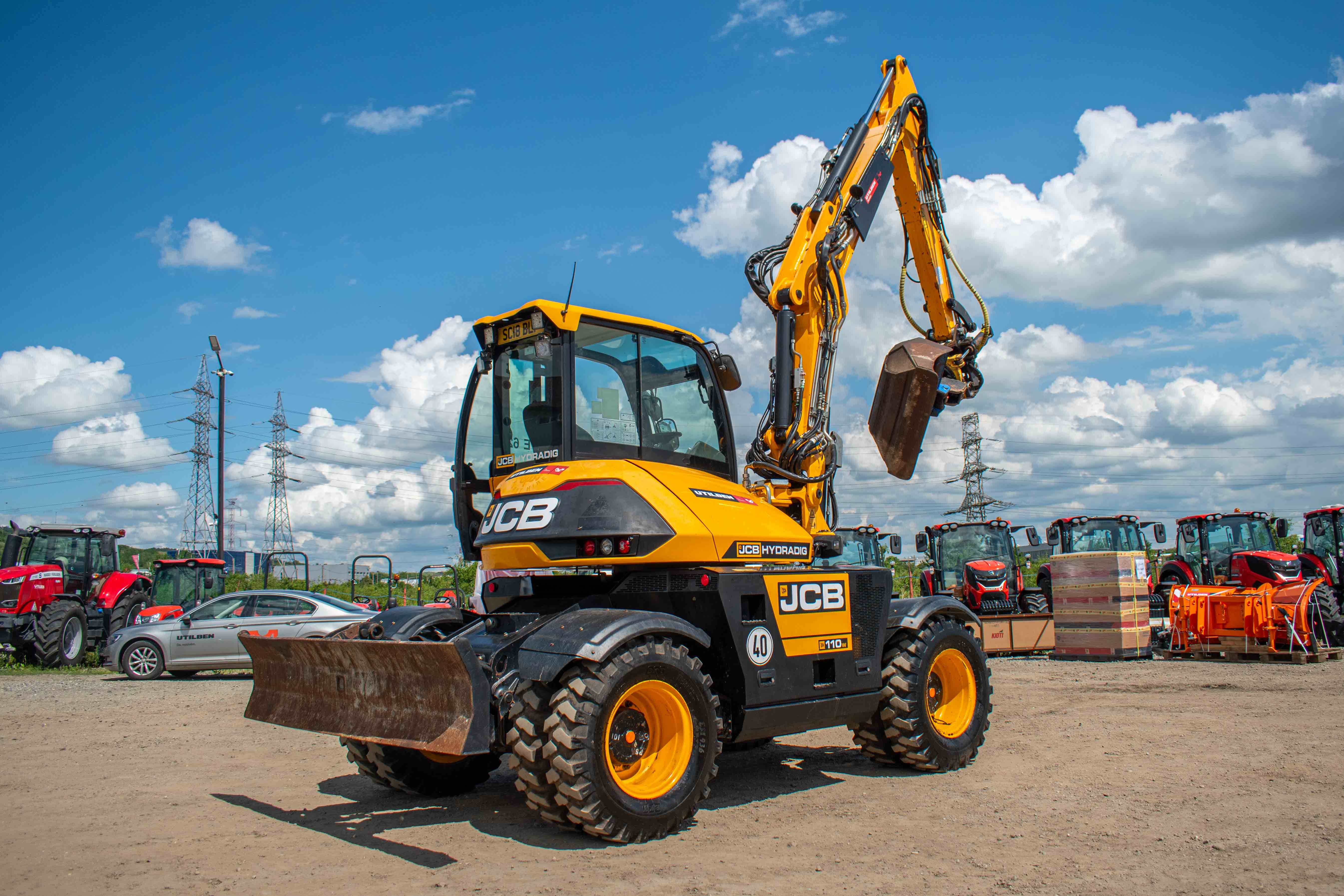 Excavatoare pe Roti Hydradig 110 W